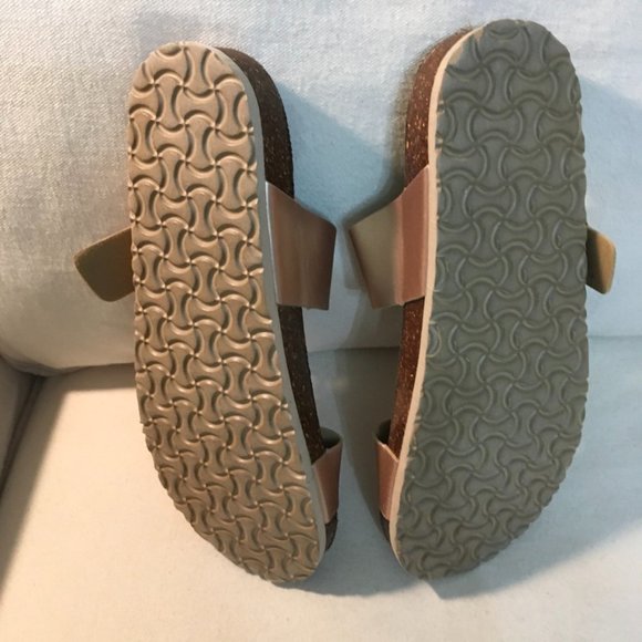 NWOT Outwoods Bork 67 Rose Gold Braided Sandals - Picture 5 of 7